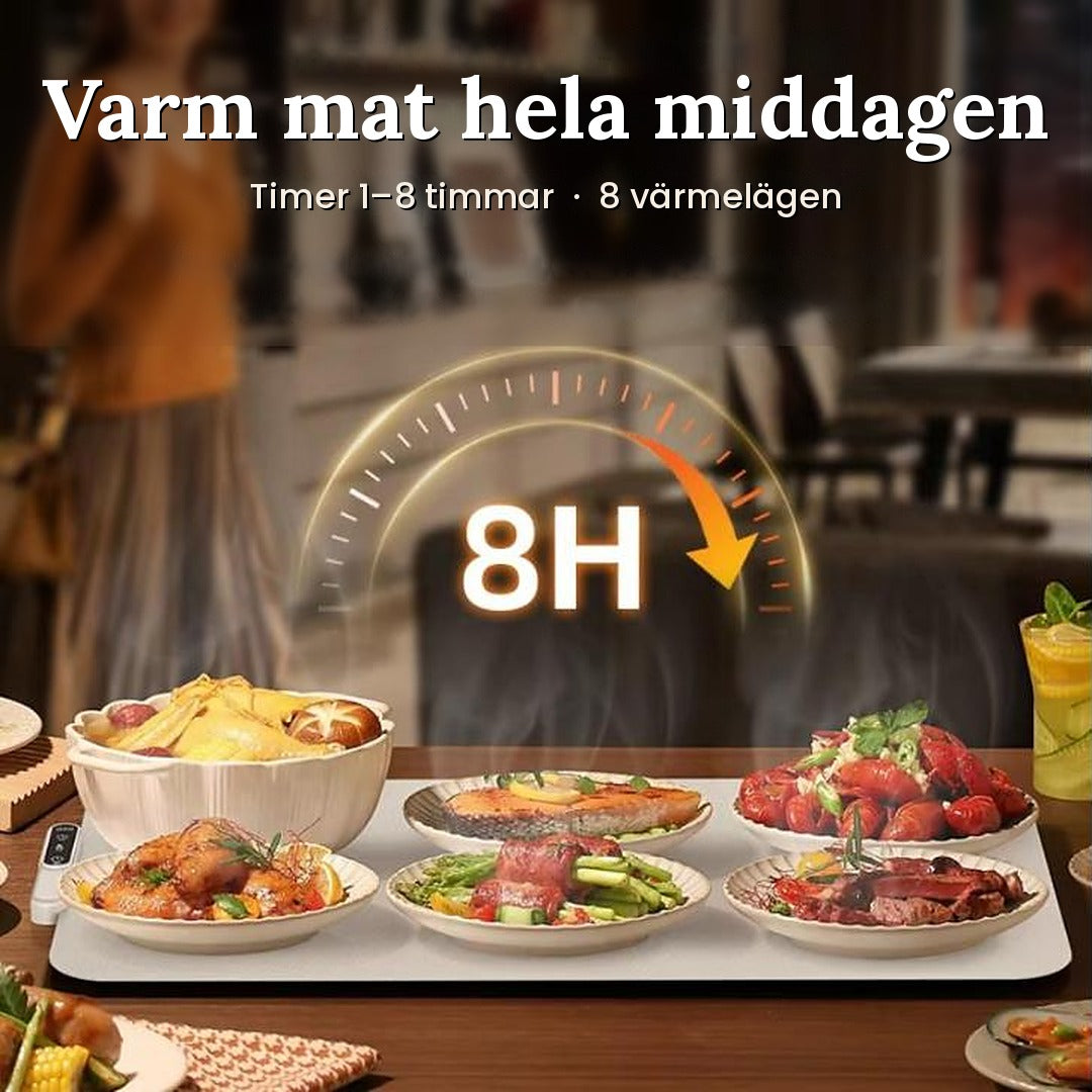 Varmbord värmematta för mat