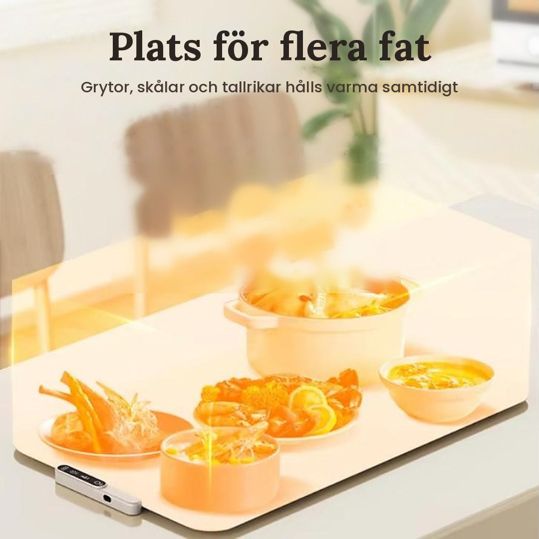 Varmbord värmematta för mat