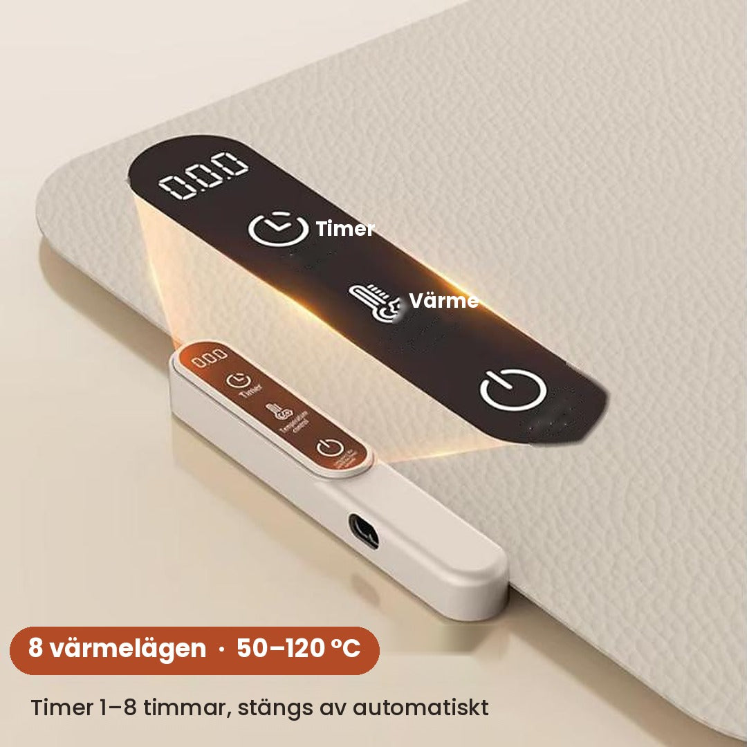Varmbord värmematta för mat